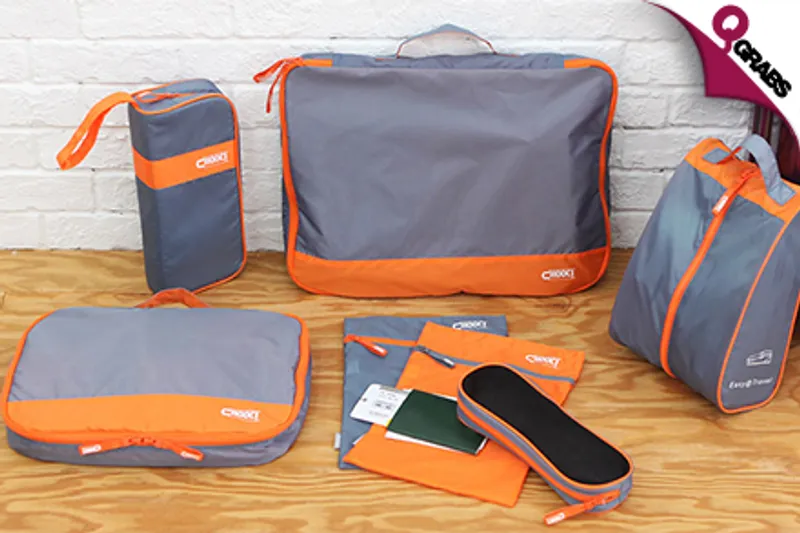 From QR69, Vacation Like a Pro with a 7-Piece Travel Organizer - Choose from 3 Colorful Sets! (Up to QR297 Value)